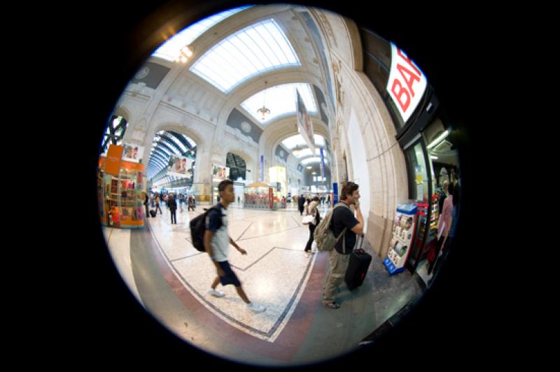 Estacion Central, Milan, Lombardia, Italia, Europa...