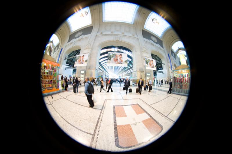 Estacion Central, Milan, Lombardia, Italia, Europa...