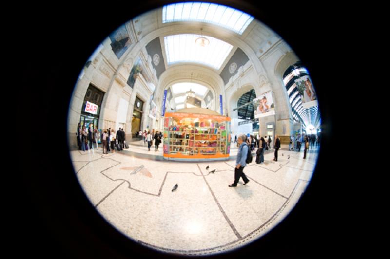 Estacion Central, Milan, Lombardia, Italia, Europa...