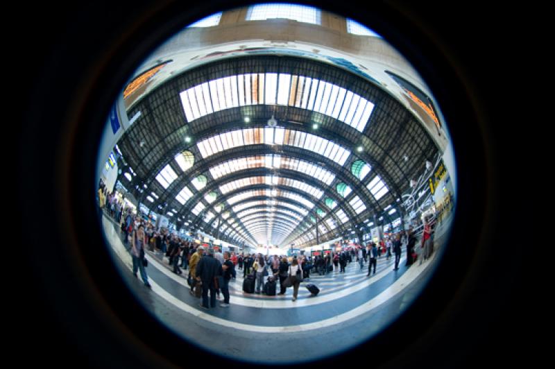 Estacion Central, Milan, Lombardia, Italia, Europa...