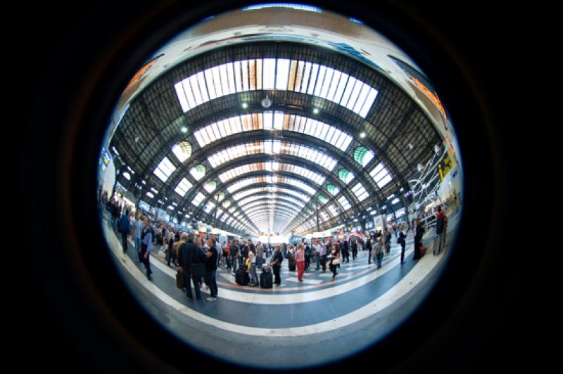 Estacion Central, Milan, Lombardia, Italia, Europa...