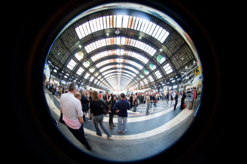 Estacion Central, Milan, Lombardia, Italia, Europa...