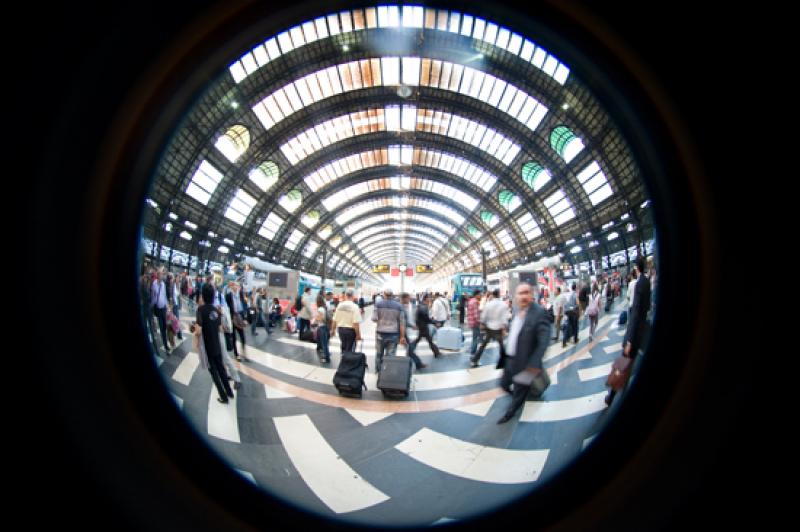 Estacion Central, Milan, Lombardia, Italia, Europa...