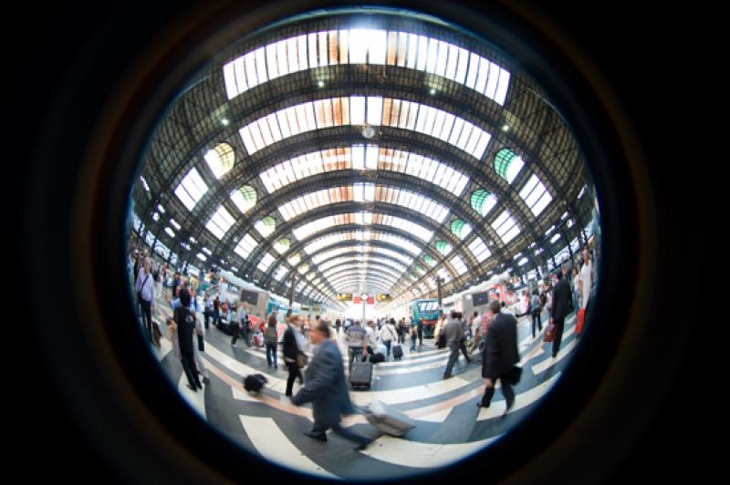 Estacion Central, Milan, Lombardia, Italia, Europa...