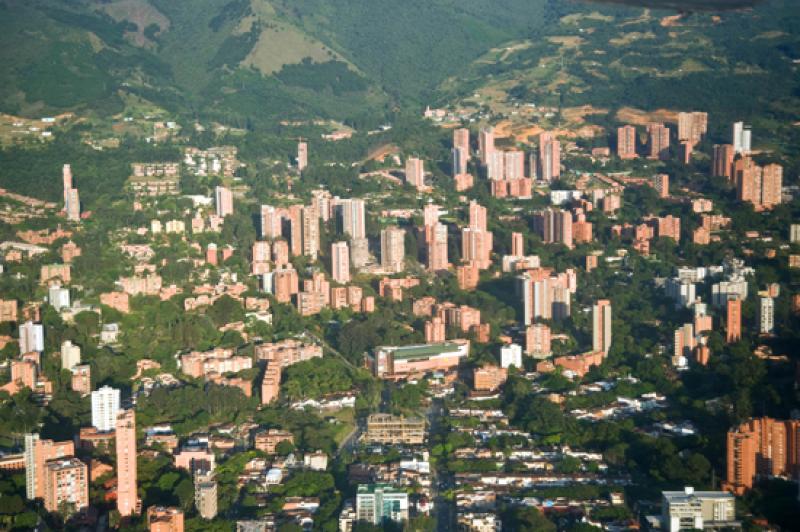 Panoramica de la Ciudad de Medellin, Antioquia, Co...