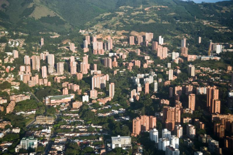 Panoramica de la Ciudad de Medellin, Antioquia, Co...