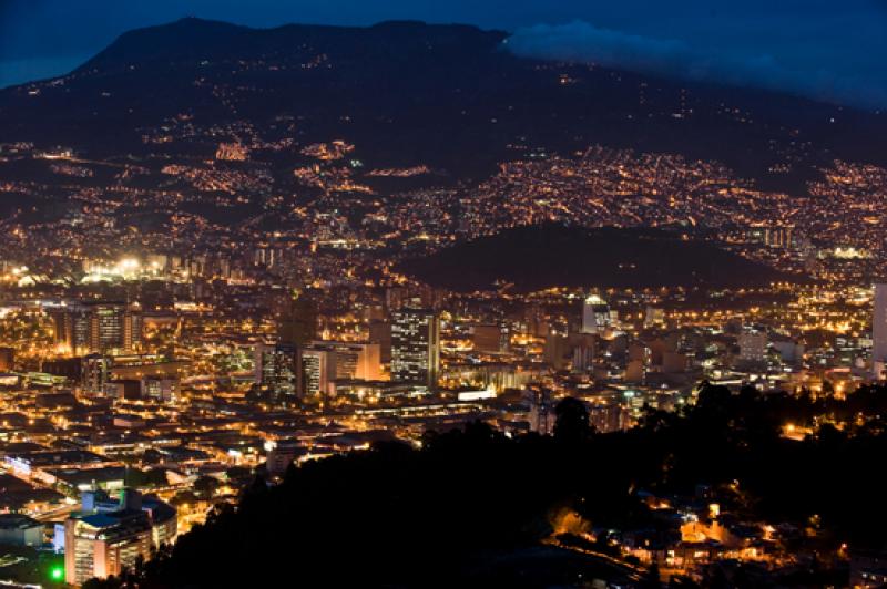 Panoramica de la Ciudad de Medellin, Antioquia, Co...