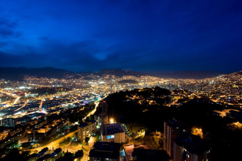 Panoramica de la Ciudad de Medellin, Antioquia, Co...