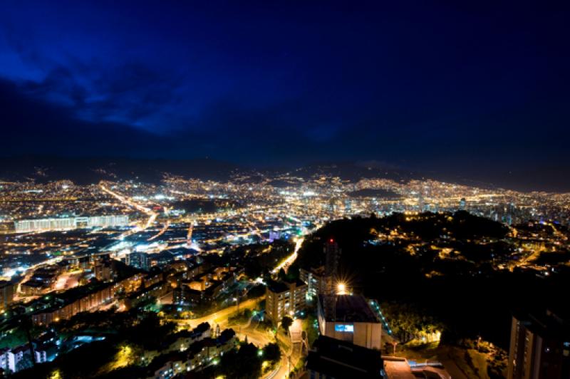 Panoramica de la Ciudad de Medellin, Antioquia, Co...