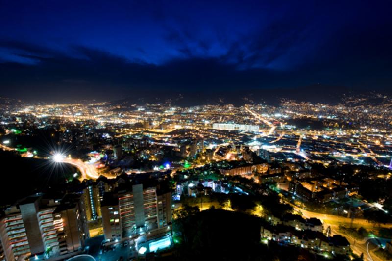 Panoramica de la Ciudad de Medellin, Antioquia, Co...