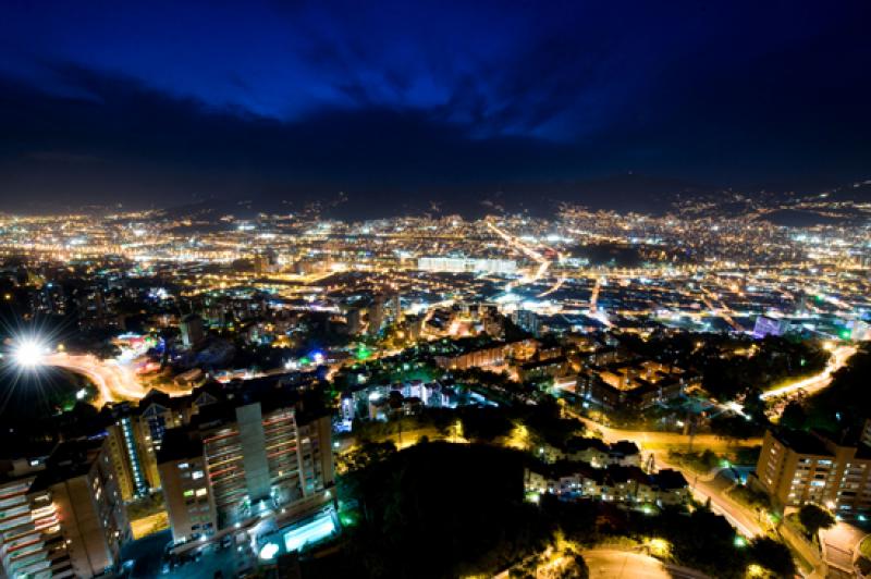 Panoramica de la Ciudad de Medellin, Antioquia, Co...