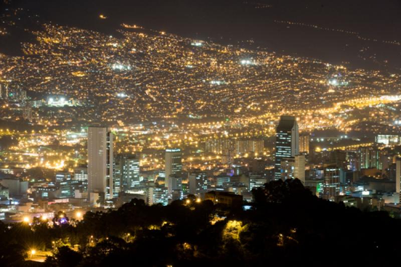 Panoramica de la Ciudad de Medellin, Antioquia, Co...