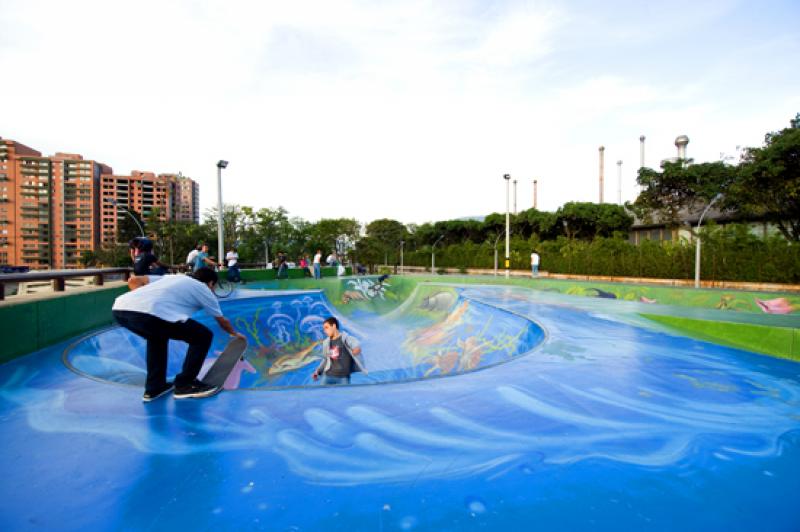 Parque los Colores, Ciudad del Rio, Medellin, Anti...