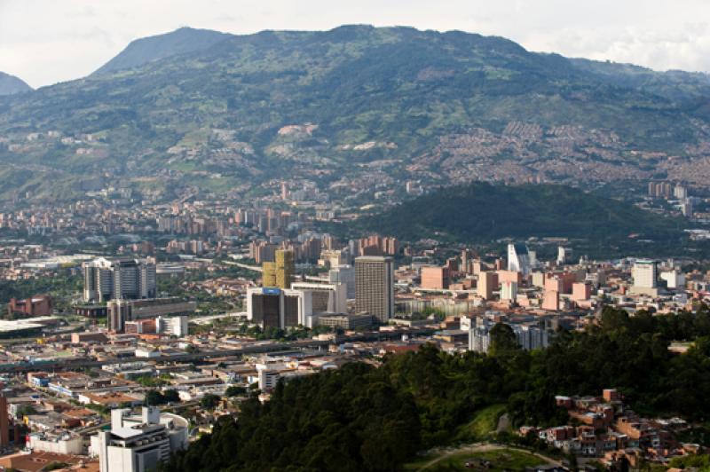 Panoramica de la Ciudad de Medellin, Antioquia, Co...