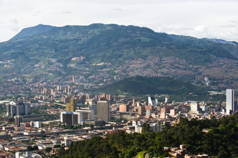 Panoramica de la Ciudad de Medellin, Antioquia, Co...