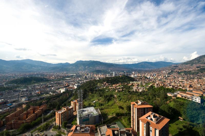 Panoramica de la Ciudad de Medellin, Antioquia, Co...