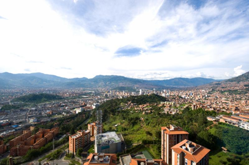 Panoramica de la Ciudad de Medellin, Antioquia, Co...