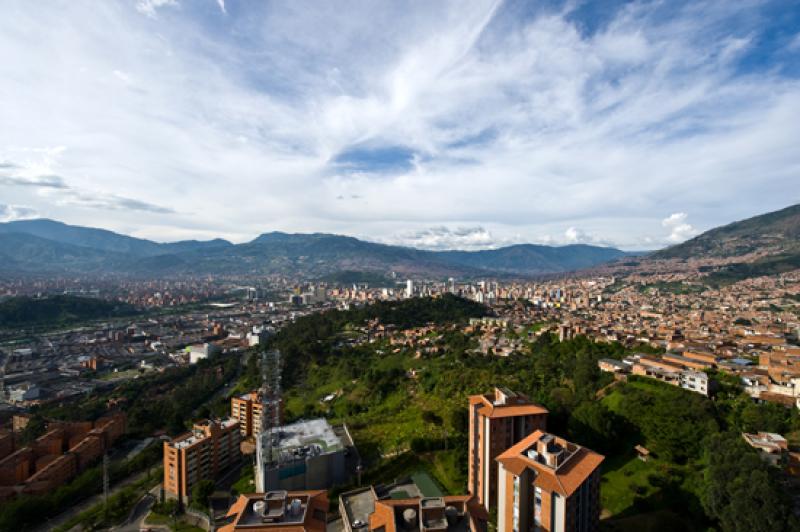 Panoramica de la Ciudad de Medellin, Antioquia, Co...