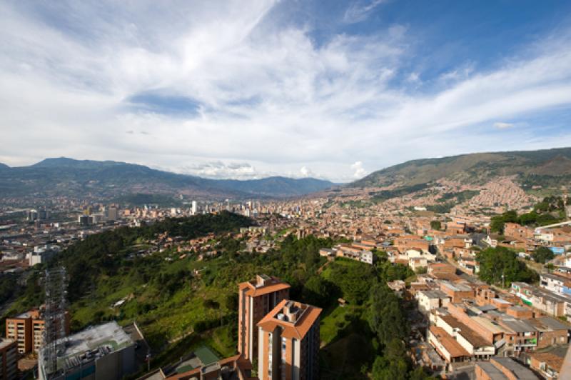 Panoramica de la Ciudad de Medellin, Antioquia, Co...