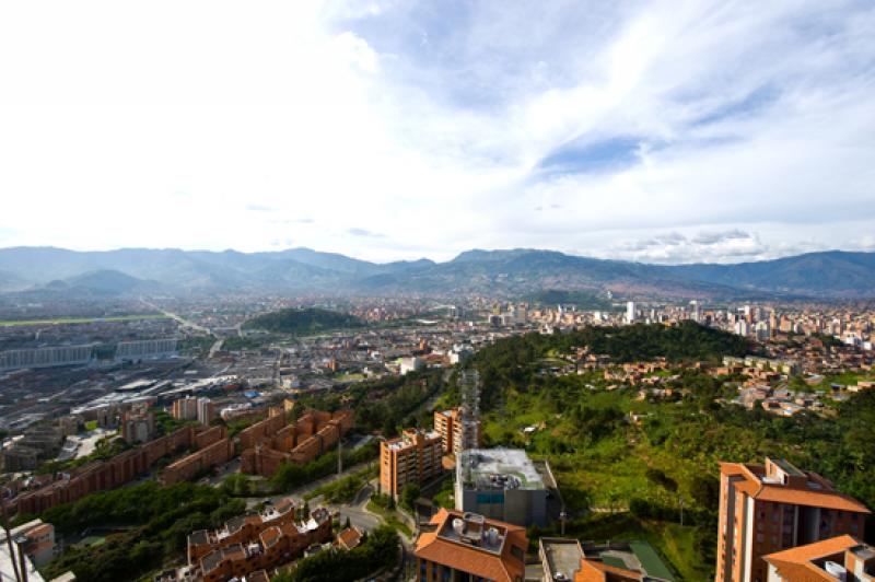 Panoramica de la Ciudad de Medellin, Antioquia, Co...