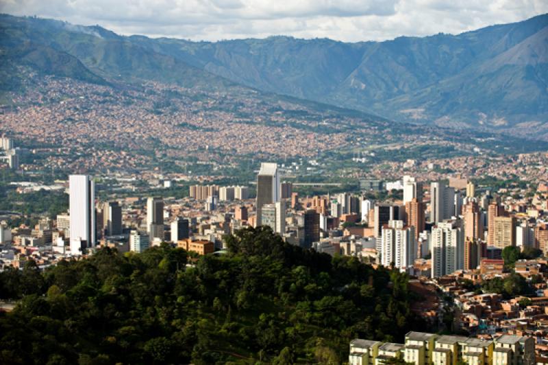 Panoramica de la Ciudad de Medellin, Antioquia, Co...