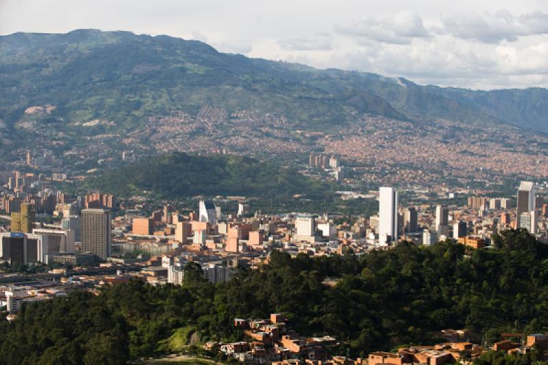 Panoramica de la Ciudad de Medellin, Antioquia, Co...