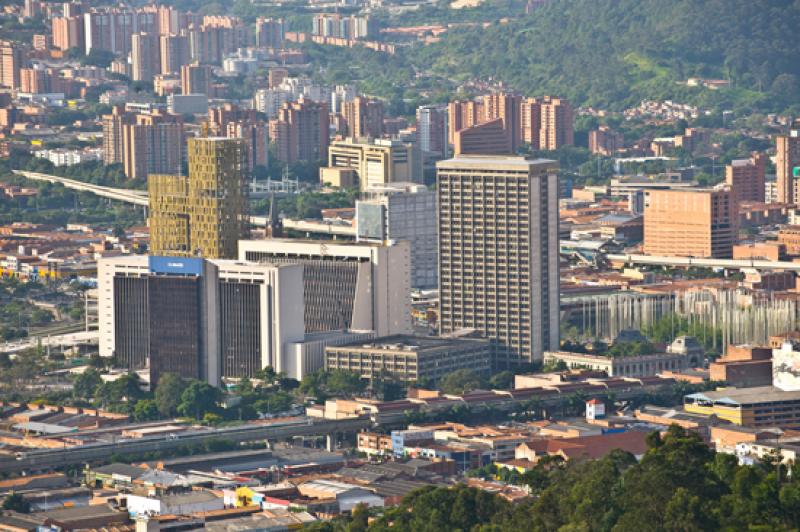 Panoramica de la Ciudad de Medellin, Antioquia, Co...