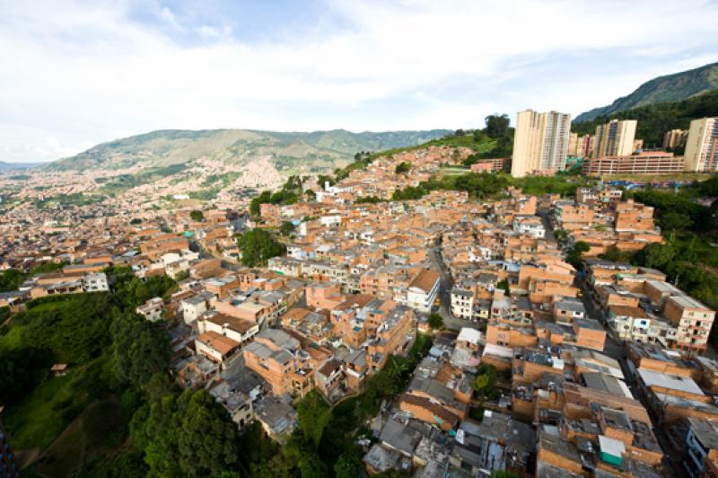 Panoramica de la Ciudad de Medellin, Antioquia, Co...