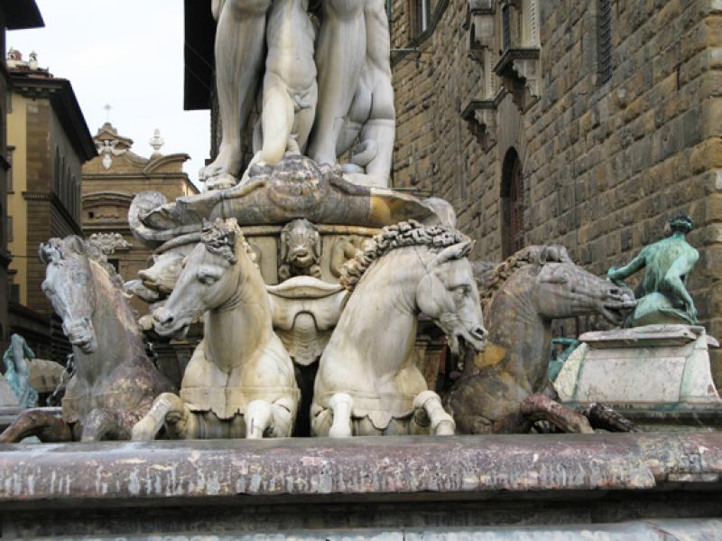 Fuente de Neptuno, Florencia, Toscana, Italia, Eur...