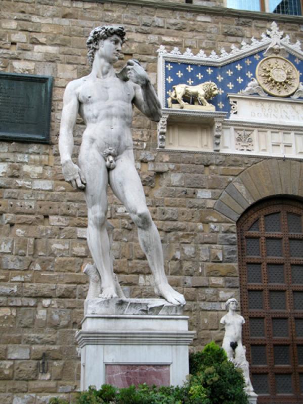 Estatua de David, Florencia, Toscana, Italia, Euro...