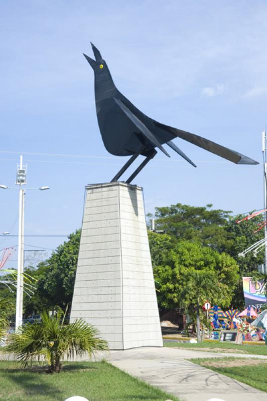 Escultura La Maria Mulata, Valledupar, Cesar, Colo...