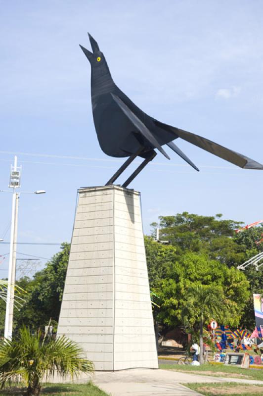 Escultura La Maria Mulata, Valledupar, Cesar, Colo...