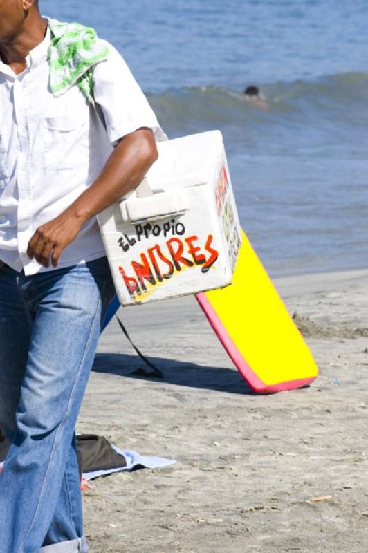 Vendedor en El Rodadero, Santa Marta, Magdalena, C...