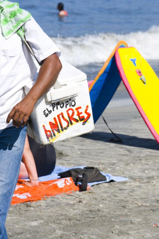 Vendedor en El Rodadero, Santa Marta, Magdalena, C...