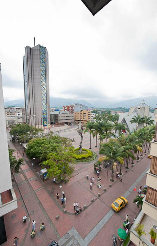 Plaza de Bolivar, Armenia, Quindio, Eje Cafetero, ...