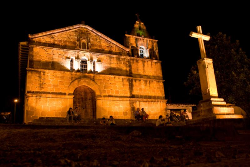 Iglesia Santa Barbara, Barichara, Santander, Bucar...