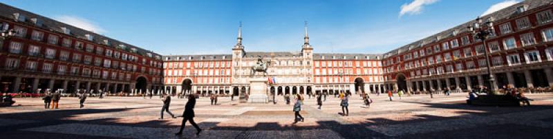 Plaza Mayor de Madrid, Madrid, EspaÃ±a, Europa O...