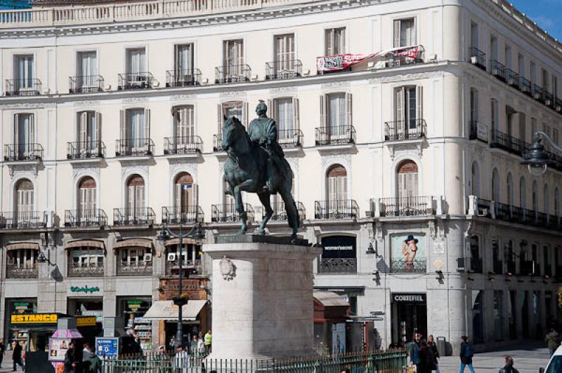 Estatua Ecuestre de Carlos III, Madrid, EspaÃ±a,...