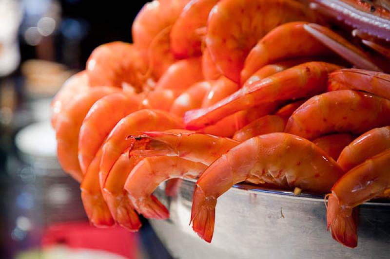 Camarones, Mercado de San Miguel, Madrid, EspaÃ±...