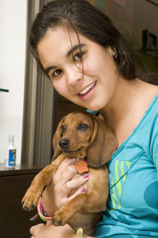 NiÃ±a con su Cachorro