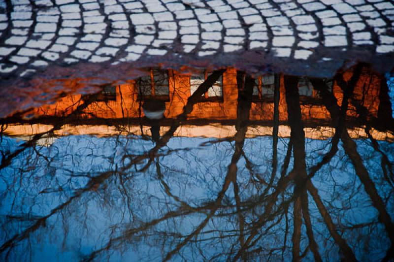 Reflejo de la Ciudad, Milan, Lombardia, Italia, Eu...