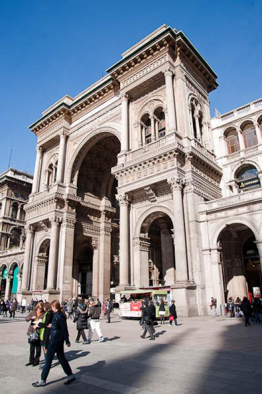 Piazza del Duomo, Milan, Lombardia, Italia, Europa...