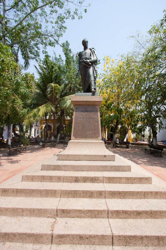 Plaza de Tamarindo, Santa Cruz de Mompox, Mompos, ...