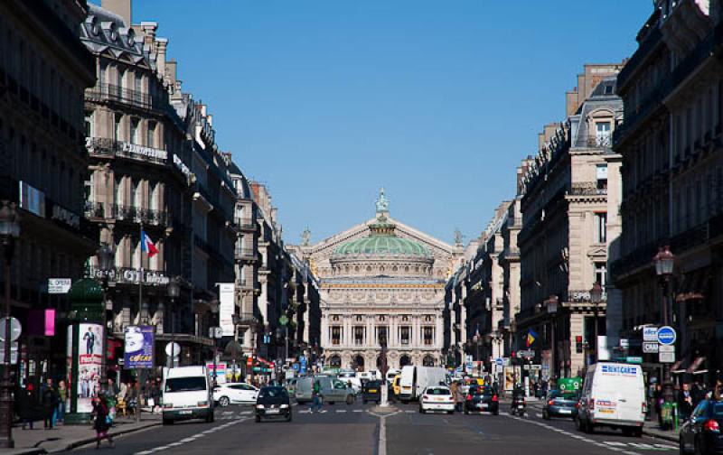 Avenida de la Opera, Paris, Francia, Europa Occide...