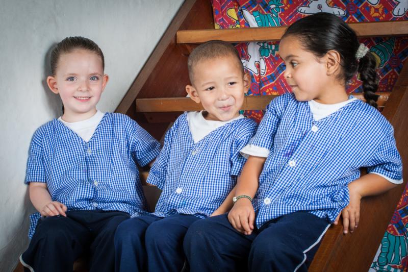 Primer Plano de unos Niños Sonriendo