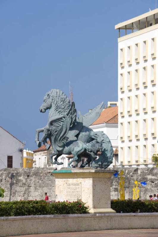 Muelle de los Pegasos, Cartagena, Bolivar, Colombi...