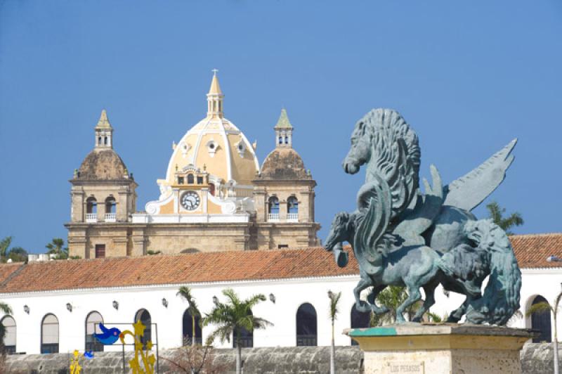 Muelle de los Pegasos, Cartagena, Bolivar, Colombi...