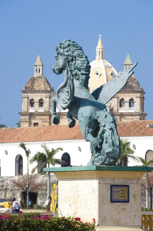 Muelle de los Pegasos, Cartagena, Bolivar, Colombi...