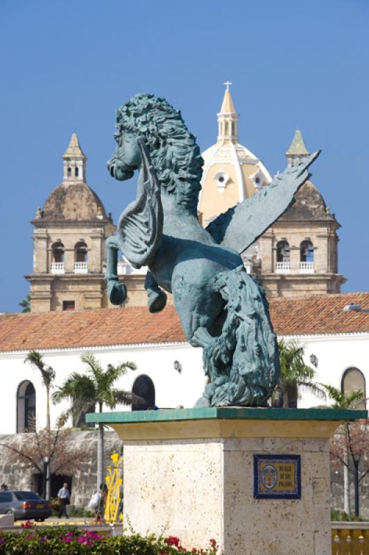 Muelle de los Pegasos, Cartagena, Bolivar, Colombi...