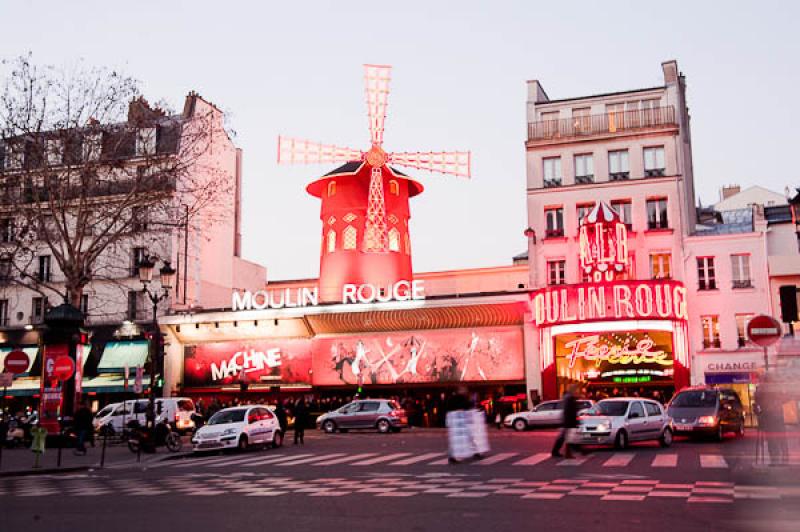 Moulin Rouge, Paris, Francia, Europa Occidental